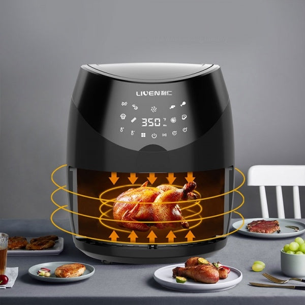 Liven Household Air Fryer, Electric Fryer, KZ-D5503, High Temperature Degreasing, Non-Stick And Easy To Clean, 6QT