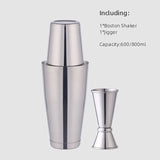 Wine Coctelera Batidora Boston Recipe Mixer Shaker Bartender Barware Kit Kitchen Bar Tools Stainless Steel Cocktail Shaker Set