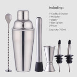 Wine Coctelera Batidora Boston Recipe Mixer Shaker Bartender Barware Kit Kitchen Bar Tools Stainless Steel Cocktail Shaker Set